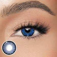 Blue black ￼eye lenses