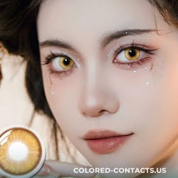 Smoky Hazel yellow eye lenses