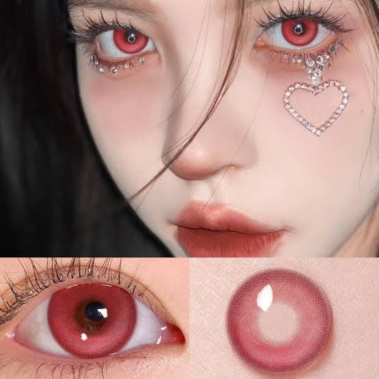 Red eye lenses