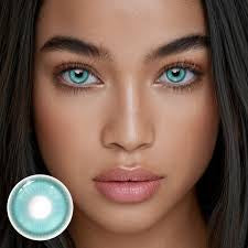 Turquoise￼eye lenses